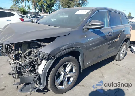 2018 Toyota Highlander Hybrid Limited from USA, damaged, VIN 5TDDGRFH6JS050334